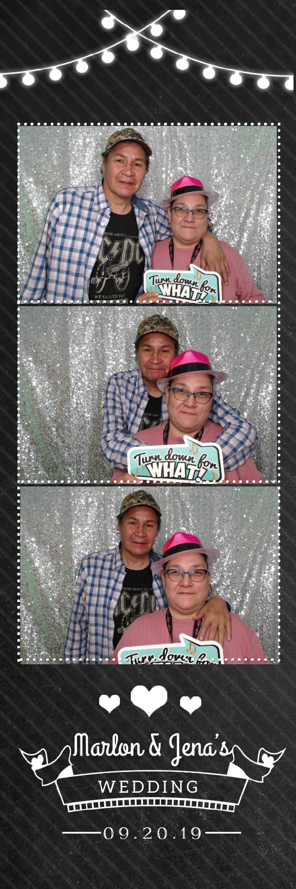 Jena and Marlon's Wedding | View more photos from the event at gallery.photoboothbillings.com/u/PhotoBoothBillings/Jena-and-Marlons-Wedding